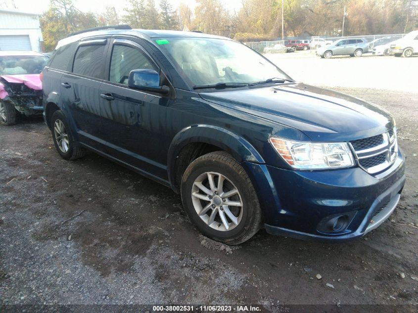 Lot #2525407569 2014 DODGE JOURNEY SXT salvage car