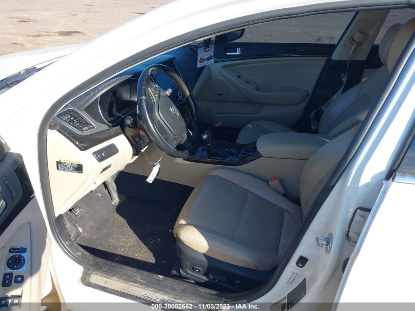 2014 KIA CADENZA PREMIUM KNALN4D78E5143802