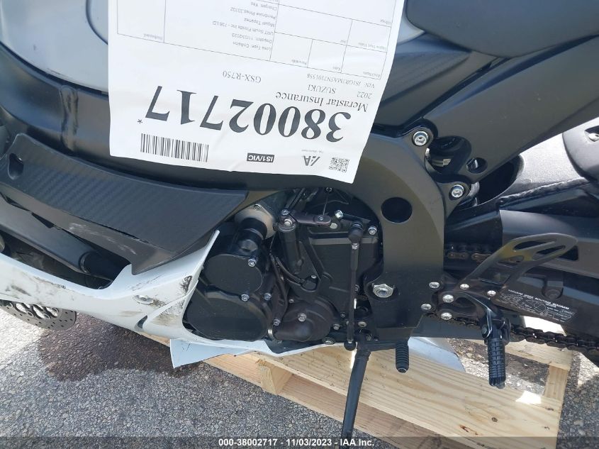 2022 SUZUKI GSX-R750 - JS1GR7MA5N7101558