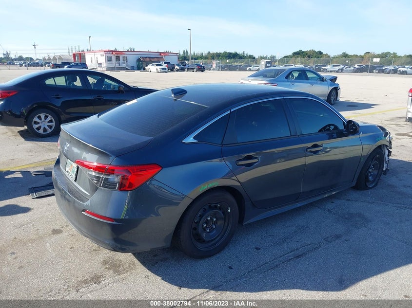 VIN 2HGFE2F23PH566273 2023 HONDA CIVIC LX