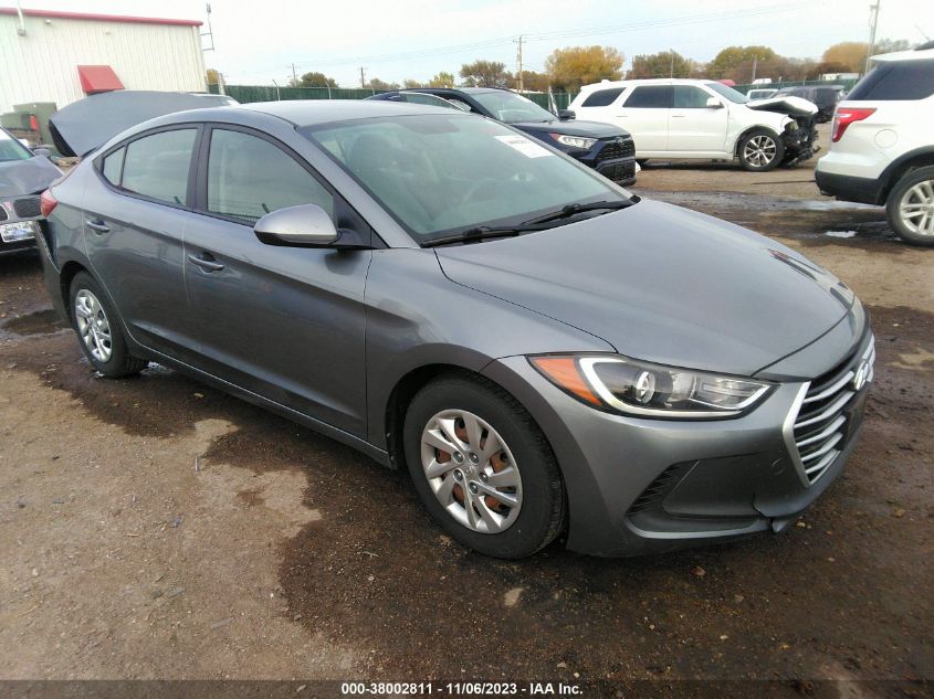 2017 HYUNDAI ELANTRA SE - KMHD74LF2HU095813