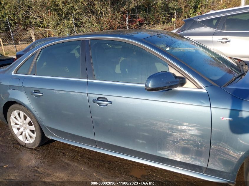 2015 AUDI A4 2.0T PREMIUM - WAUBFAFL3FN018614