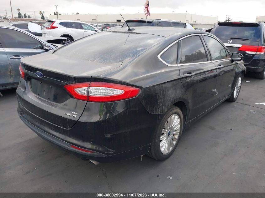 2014 FORD FUSION SE HYBRID - 3FA6P0LU3ER393011