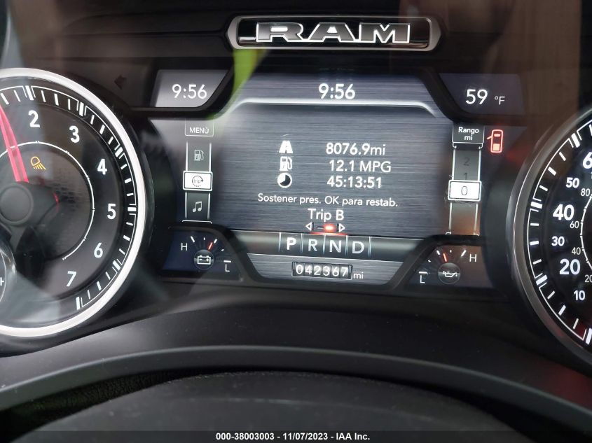 2019 RAM 1500 BIG HORN/LONE STAR - 1C6SRFFT2KN545648