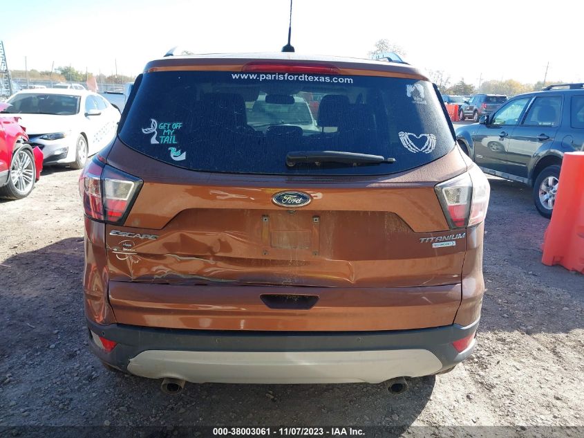 2017 FORD ESCAPE TITANIUM - 1FMCU0J91HUA50324