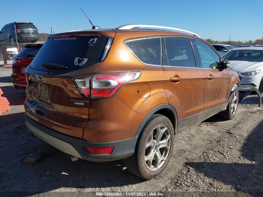 2017 FORD ESCAPE TITANIUM - 1FMCU0J91HUA50324