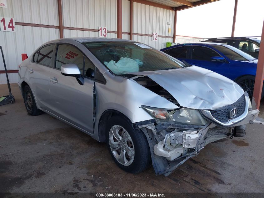 2013 HONDA CIVIC LX - 2HGFB2F51DH566643