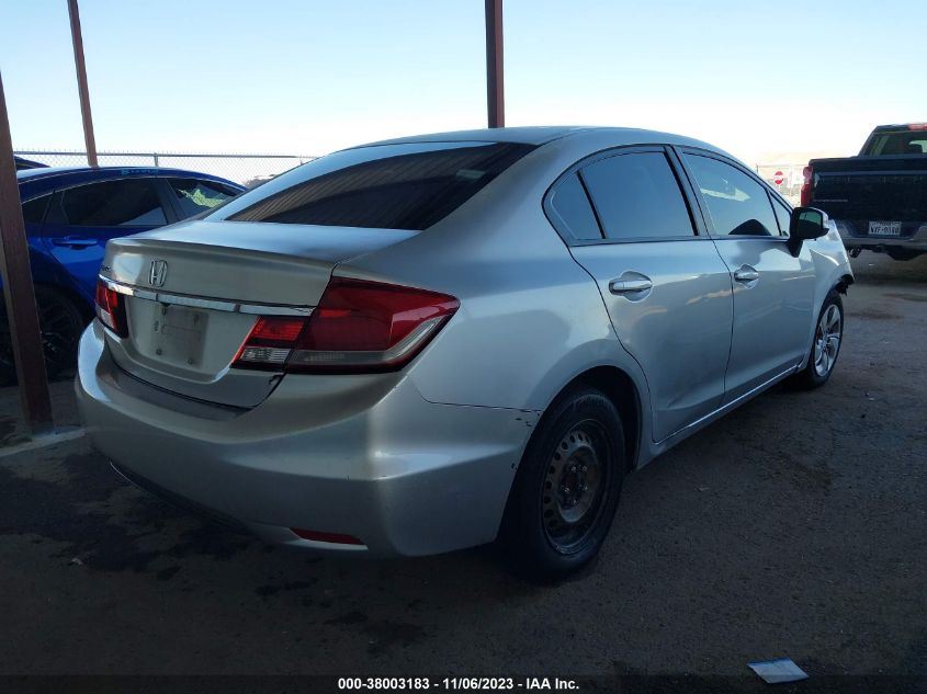 2013 HONDA CIVIC LX - 2HGFB2F51DH566643