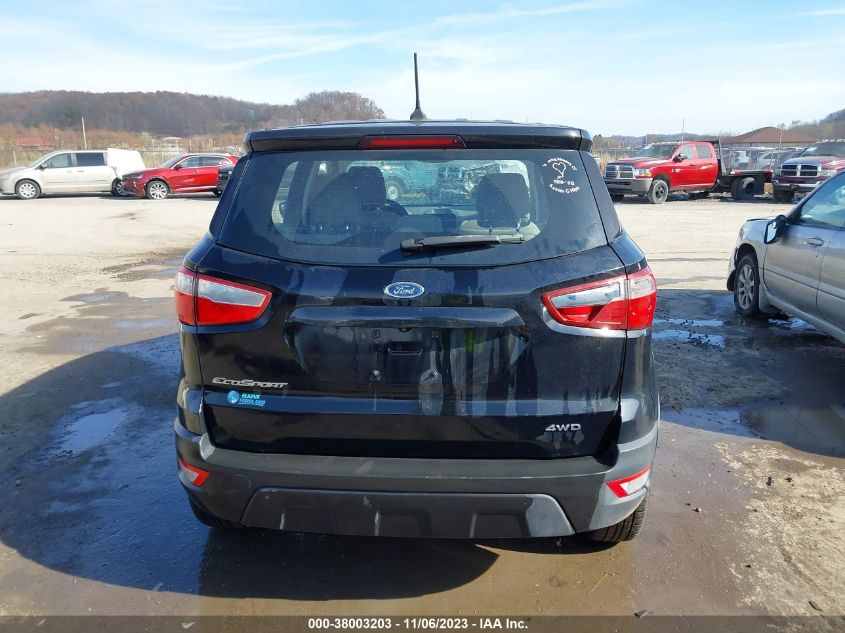 2018 FORD ECOSPORT S - MAJ6P1SL5JC164224