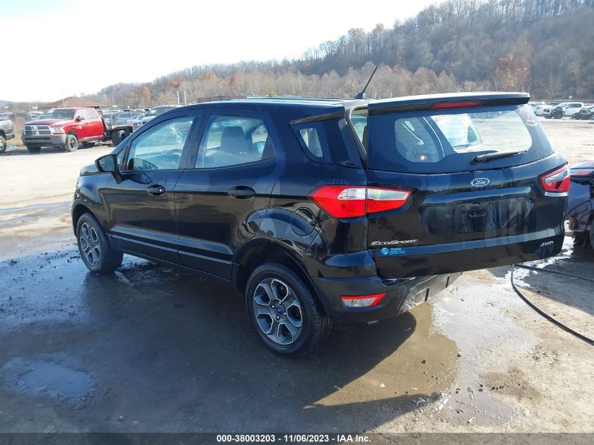 2018 FORD ECOSPORT S - MAJ6P1SL5JC164224