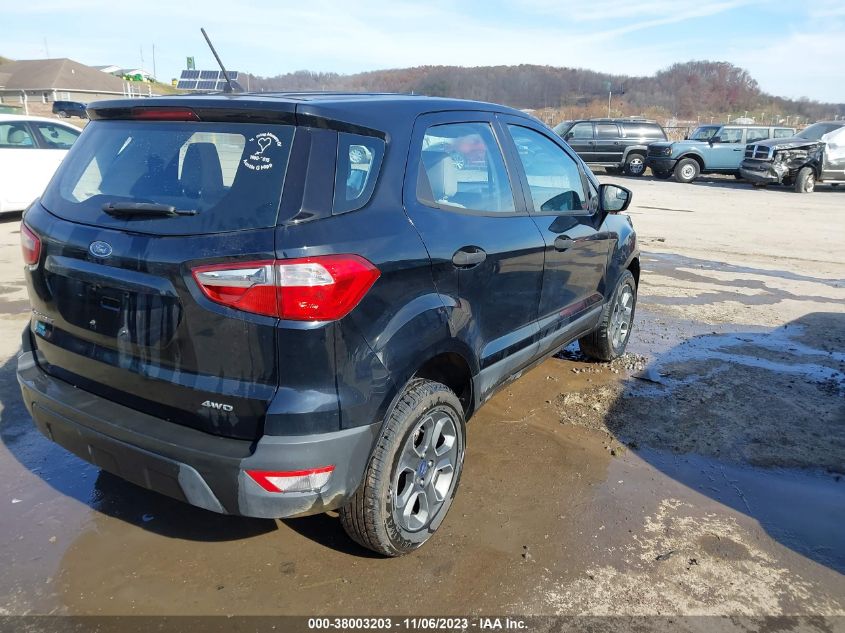 2018 FORD ECOSPORT S - MAJ6P1SL5JC164224
