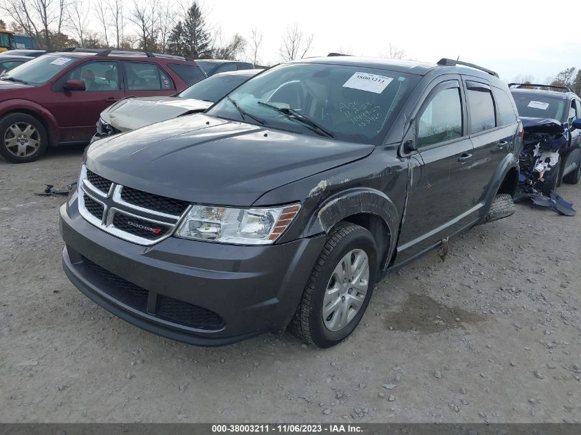 VIN 3C4PDCAB4JT383465 2018 DODGE JOURNEY SE