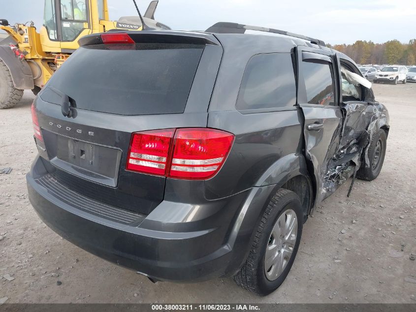 VIN 3C4PDCAB4JT383465 2018 DODGE JOURNEY SE