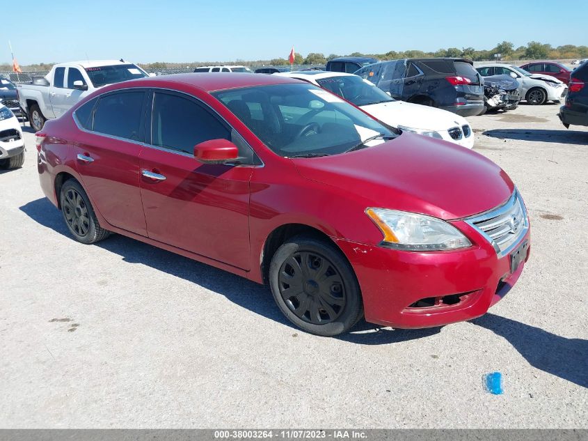 2014 NISSAN SENTRA S/SV/SR/SL - 3N1AB7APXEL618037