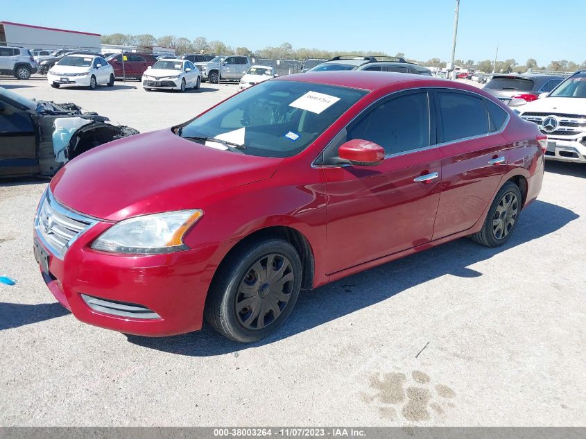 2014 NISSAN SENTRA S/SV/SR/SL - 3N1AB7APXEL618037