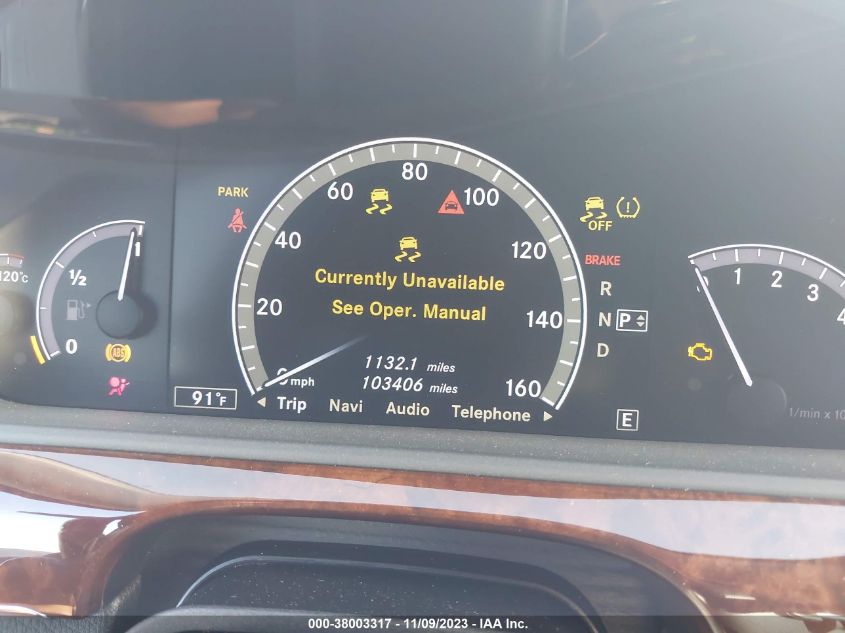 2013 MERCEDES-BENZ S 550 4MATIC WDDNG9EB7DA532917