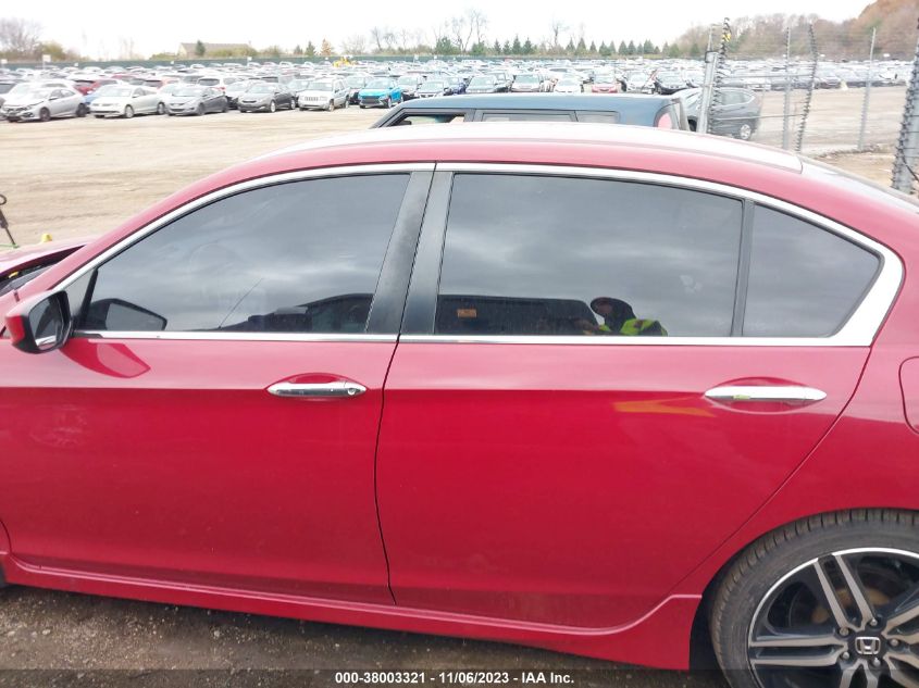 2017 HONDA ACCORD SPORT - 1HGCR2F59HA138385