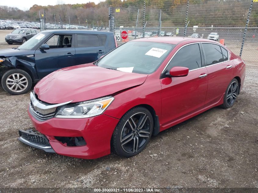 2017 HONDA ACCORD SPORT - 1HGCR2F59HA138385