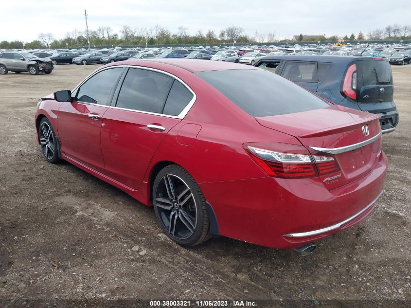 2017 HONDA ACCORD SPORT - 1HGCR2F59HA138385