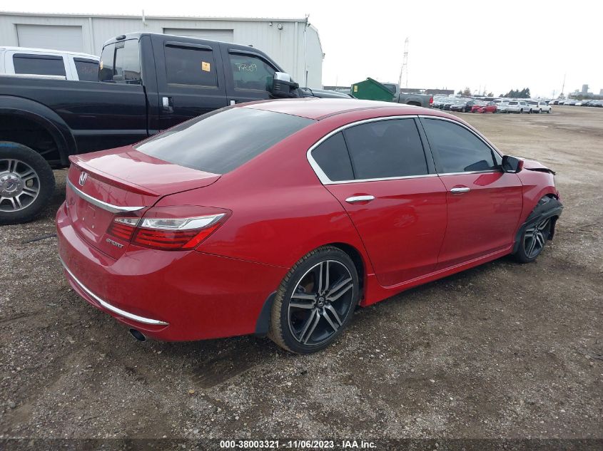 2017 HONDA ACCORD SPORT - 1HGCR2F59HA138385