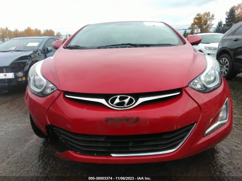 2015 HYUNDAI ELANTRA SE - KMHDH4AE8FU412336