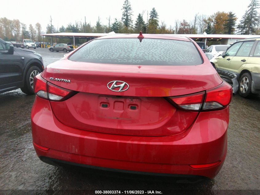 2015 HYUNDAI ELANTRA SE - KMHDH4AE8FU412336