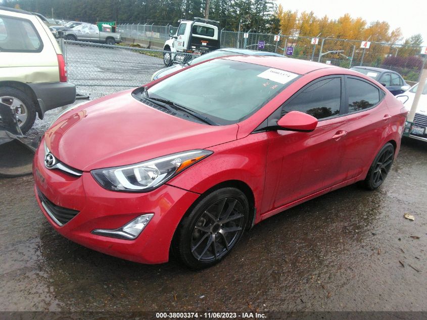 2015 HYUNDAI ELANTRA SE - KMHDH4AE8FU412336