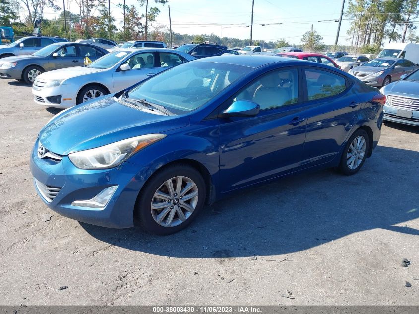 2016 HYUNDAI ELANTRA SE/SPORT/LIMITED - KMHDH4AE7GU479950