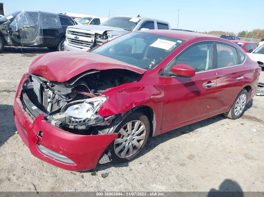 2014 NISSAN SENTRA S/SV/SR/SL - 3N1AB7AP8EL690550