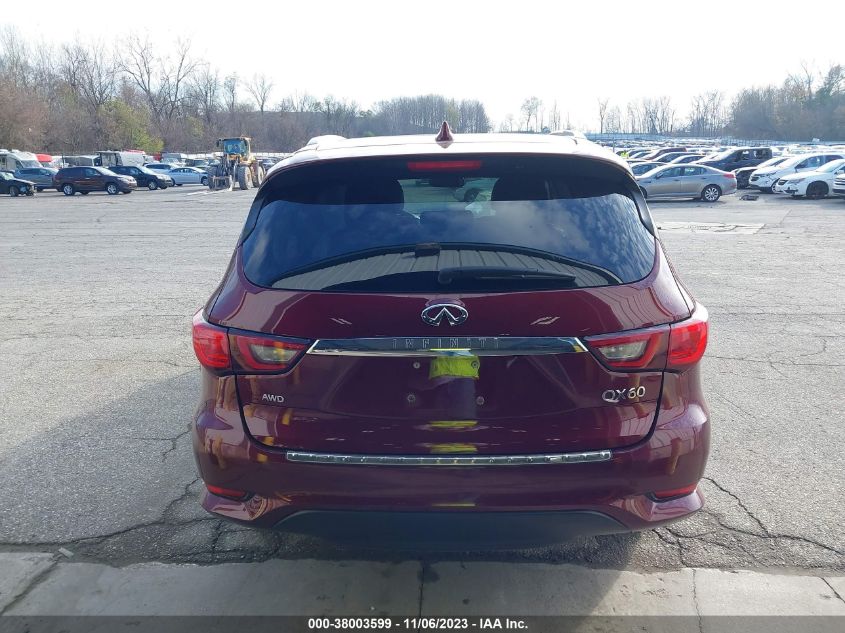 5N1DL0MM6LC544135 Infiniti QX60 LUXE AWD 16