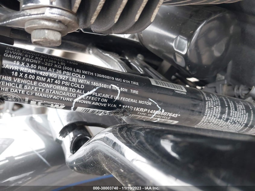 VIN 1HD1KRP14MB607643 2021 HARLEY-DAVIDSON FLHXS