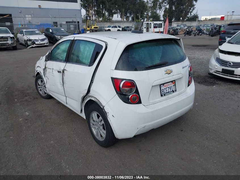 2015 CHEVROLET SONIC LT - 1G1JC6SH8F4101363