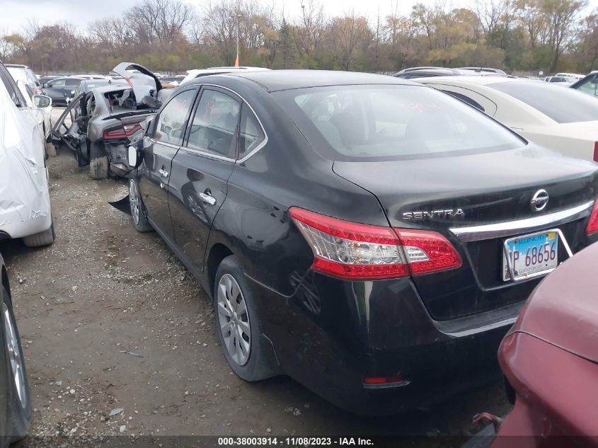 2015 NISSAN SENTRA S 3N1AB7AP4FY366306