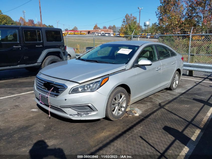 2017 HYUNDAI SONATA SE - 5NPE24AF5HH491027