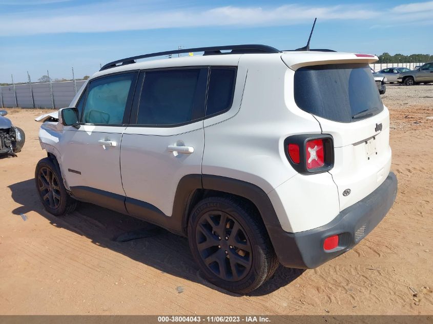 VIN ZACCJABB2JPC71680 2018 JEEP RENEGADE LATITUDE