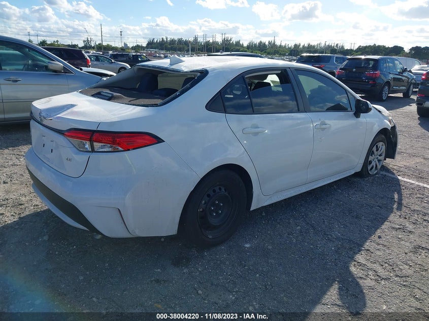 VIN 5YFEPRAE4LP075391 2020 TOYOTA COROLLA LE