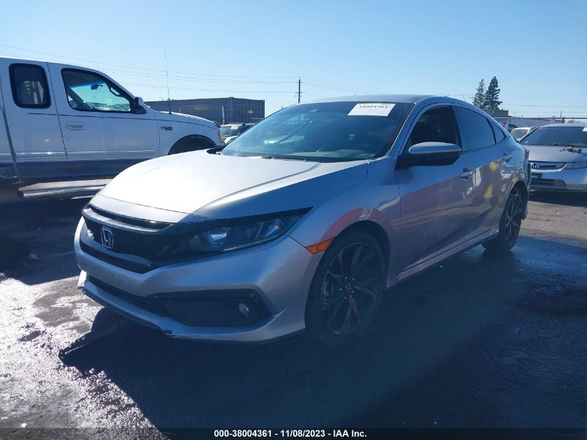 2019 HONDA CIVIC SEDAN SPORT 19XFC2E82KE022345