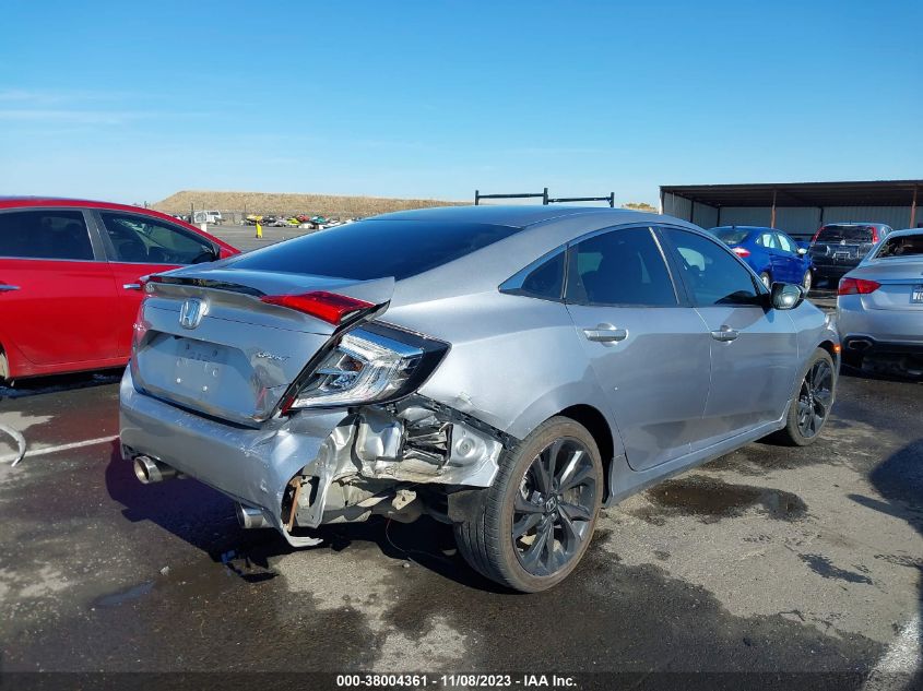 2019 HONDA CIVIC SEDAN SPORT 19XFC2E82KE022345