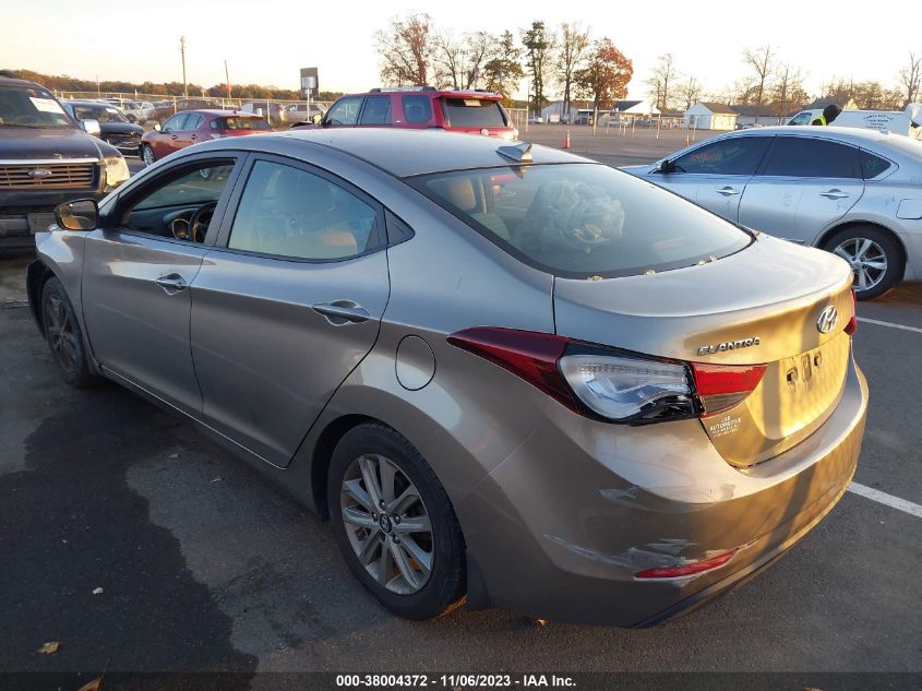 2016 HYUNDAI ELANTRA SE - 5NPDH4AE1GH772435