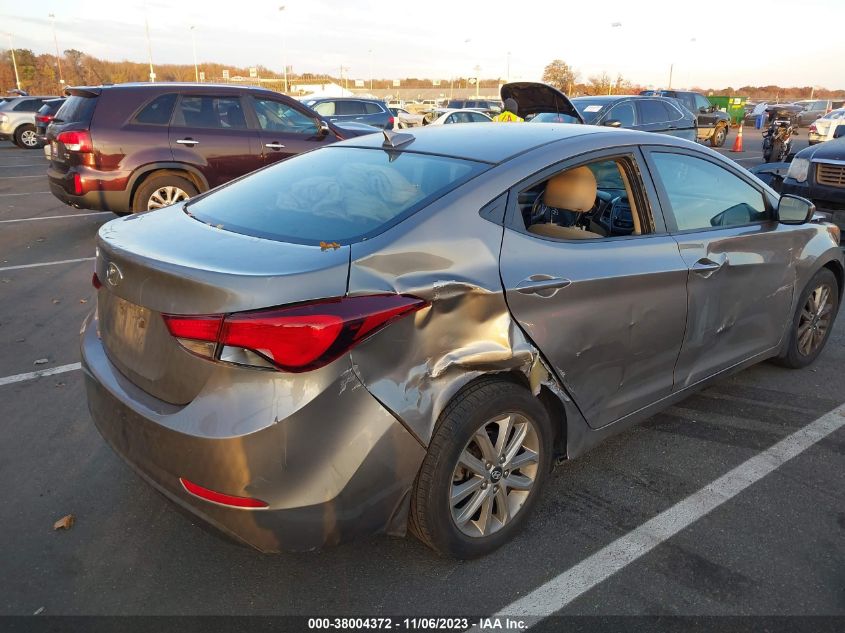 2016 HYUNDAI ELANTRA SE - 5NPDH4AE1GH772435