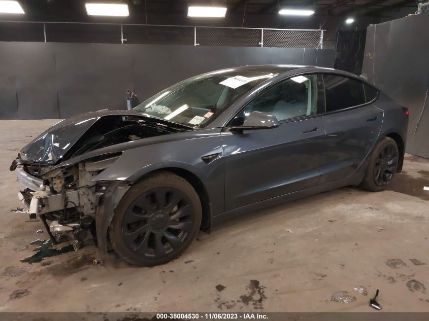 2022 TESLA MODEL 3 LONG RANGE DUAL MOTOR - 5YJ3E1EBXNF253303