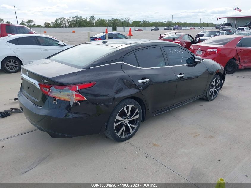 2016 NISSAN MAXIMA 3.5 PLATINUM - 1N4AA6AP6GC384980