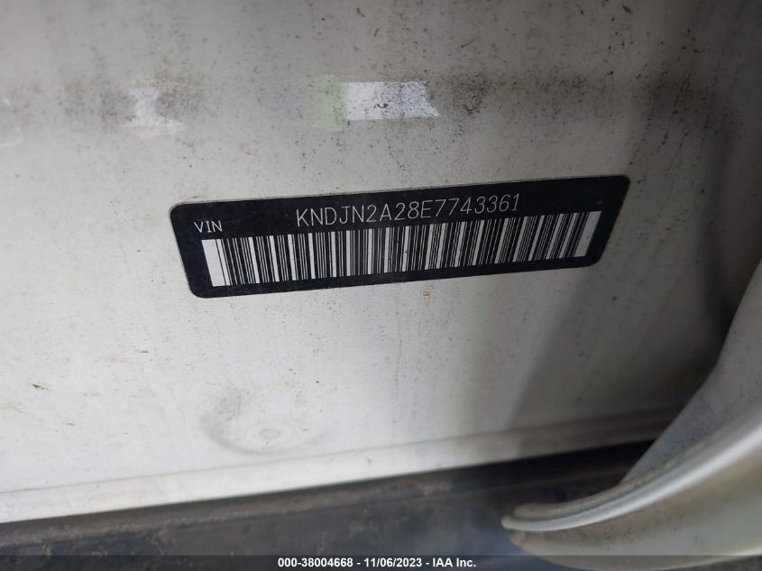 2014 KIA SOUL BASE - KNDJN2A28E7743361