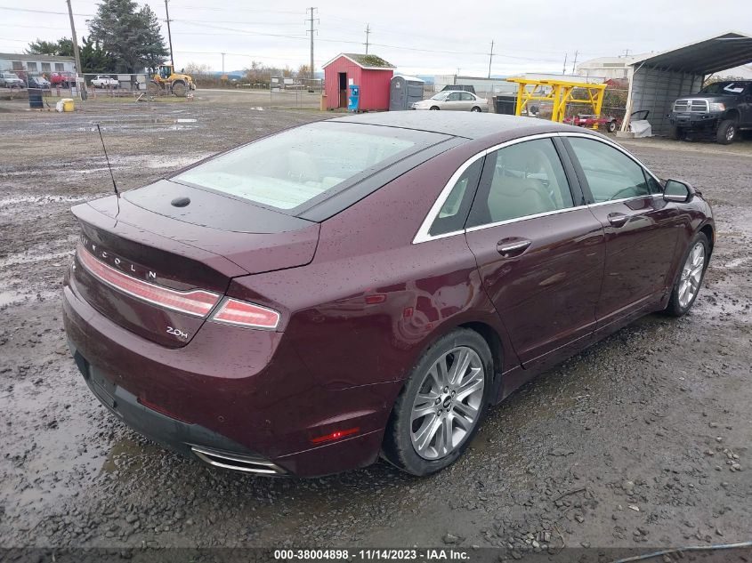 2013 LINCOLN MKZ HYBRID HYBRID 3LN6L2LU6DR804302