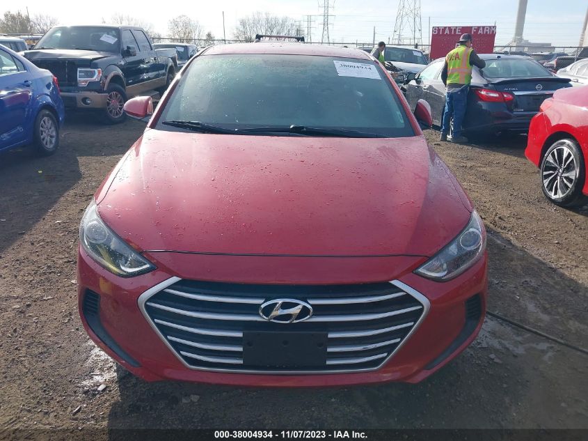 2017 HYUNDAI ELANTRA SE - 5NPD74LF7HH165384