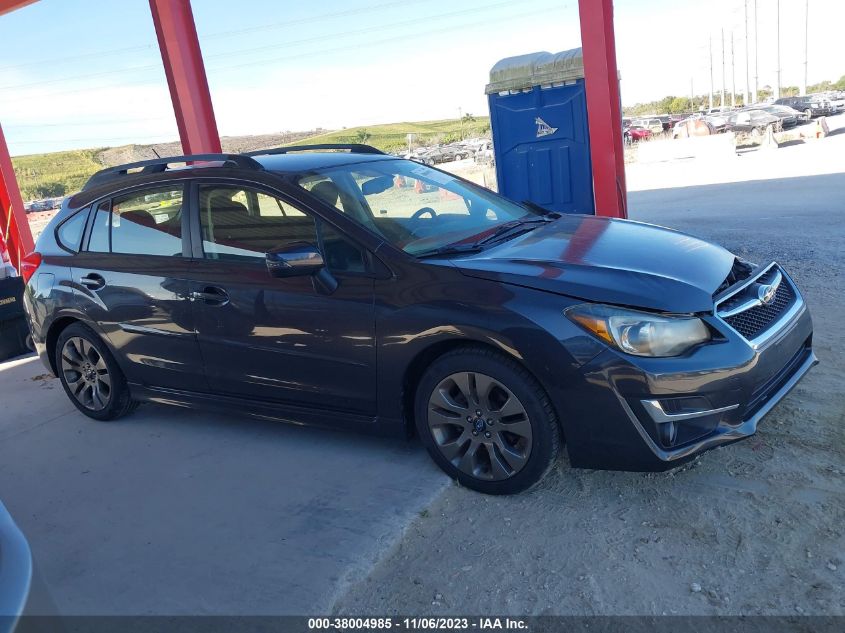 2015 SUBARU IMPREZA SPORT - JF1GPAT64F8221486