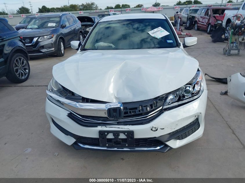 2016 HONDA ACCORD LX - 1HGCR2F34GA059493