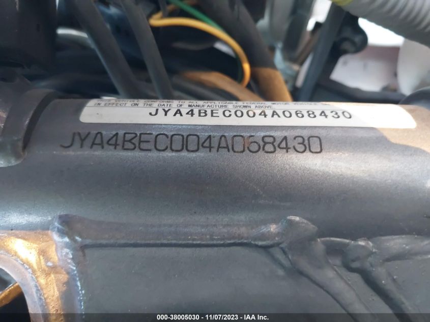 2004 YAMAHA XT225 JYA4BEC004A068430