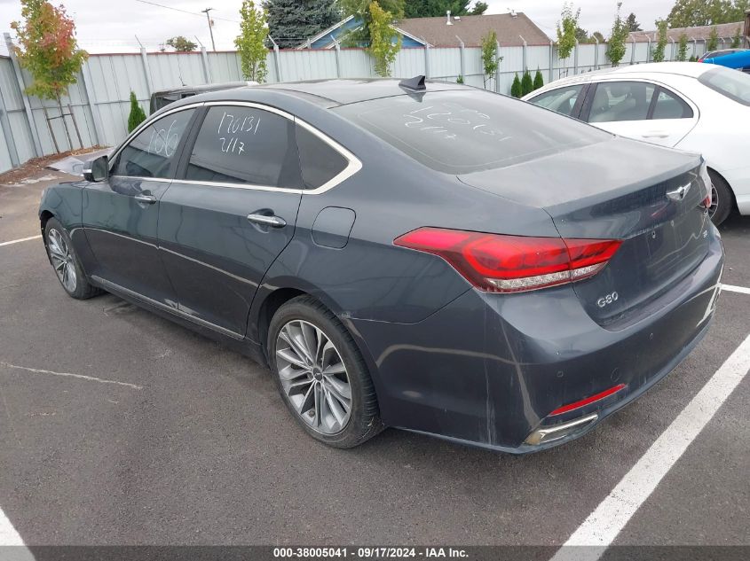 2017 GENESIS G80 3.8L - KMHGN4JE2HU177621