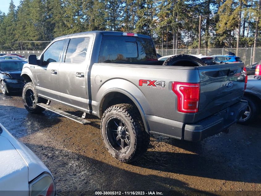 2015 FORD F-150 LARIAT - 1FTEW1EG1FFB36210